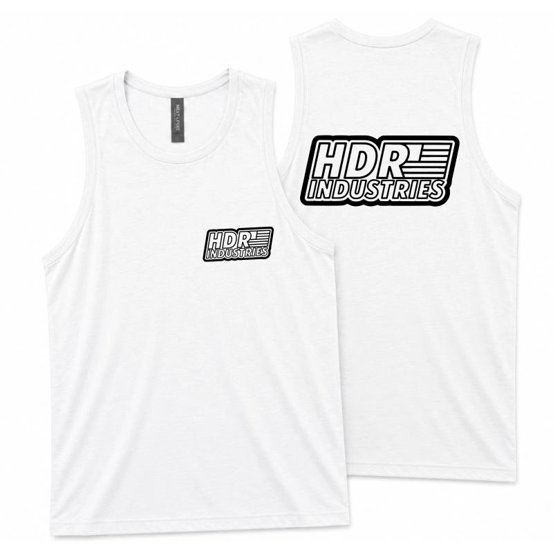 HDR INDUSTRIES ORIGINAL WHITE TANK TOP