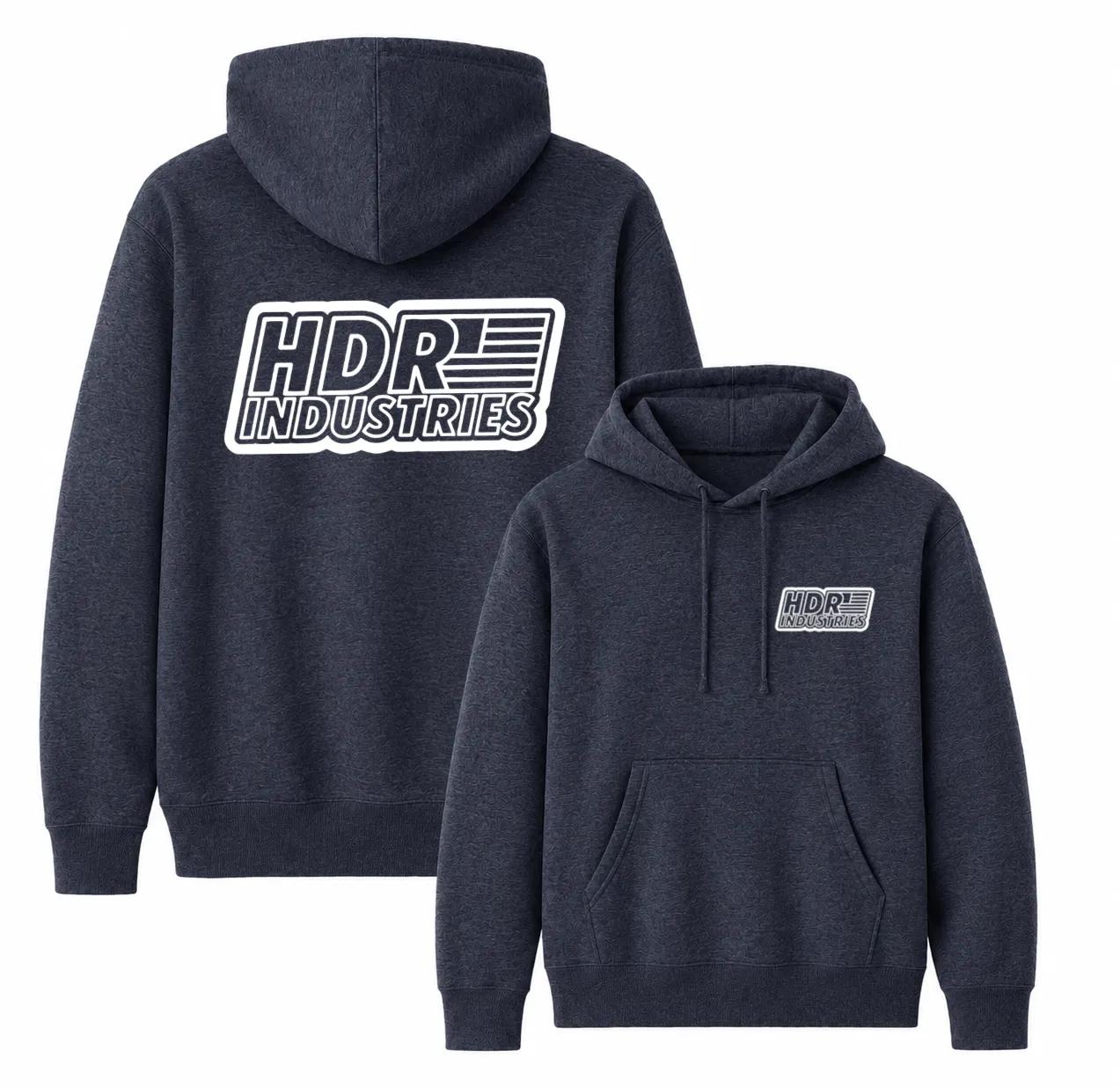 HDR INDUSTRIES ORIGINAL NAVY HEATHER HOODIE