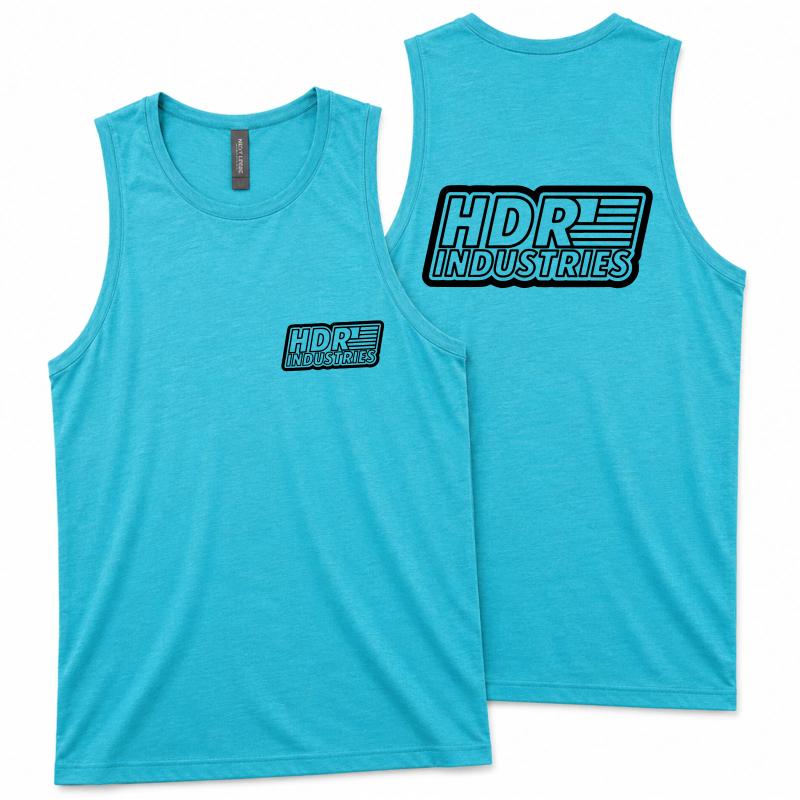 HDR INDUSTRIES ORIGINAL TEAL TANK TOP