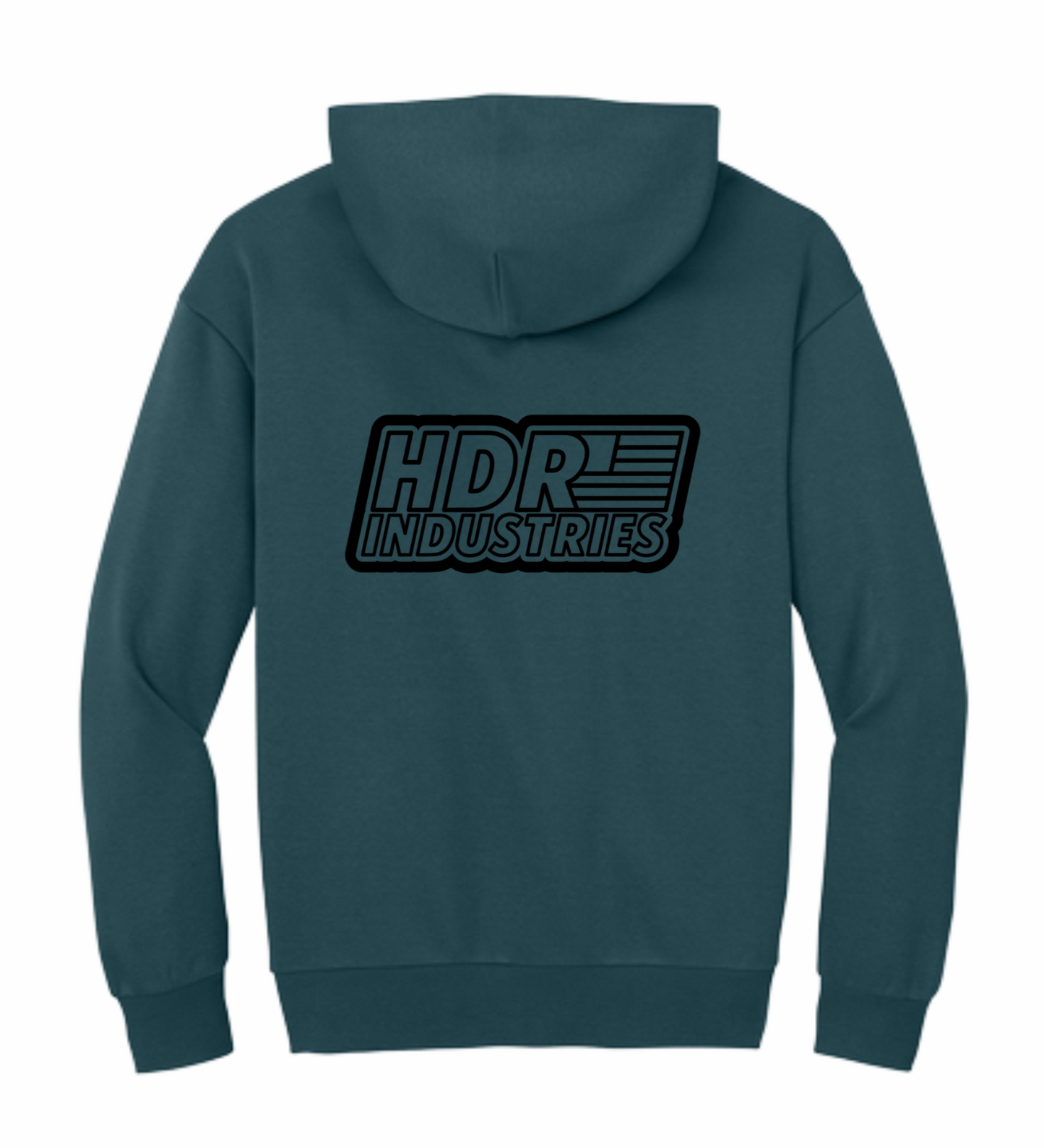 HDR INDUSTRIES STANDARD NEPTUNE BLUE HOODIE (Variable Color Logos)