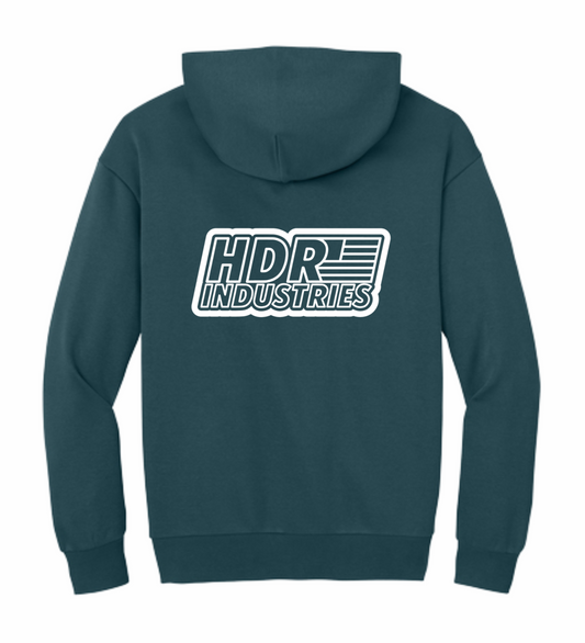 HDR INDUSTRIES STANDARD NEPTUNE BLUE HOODIE (Variable Color Logos)