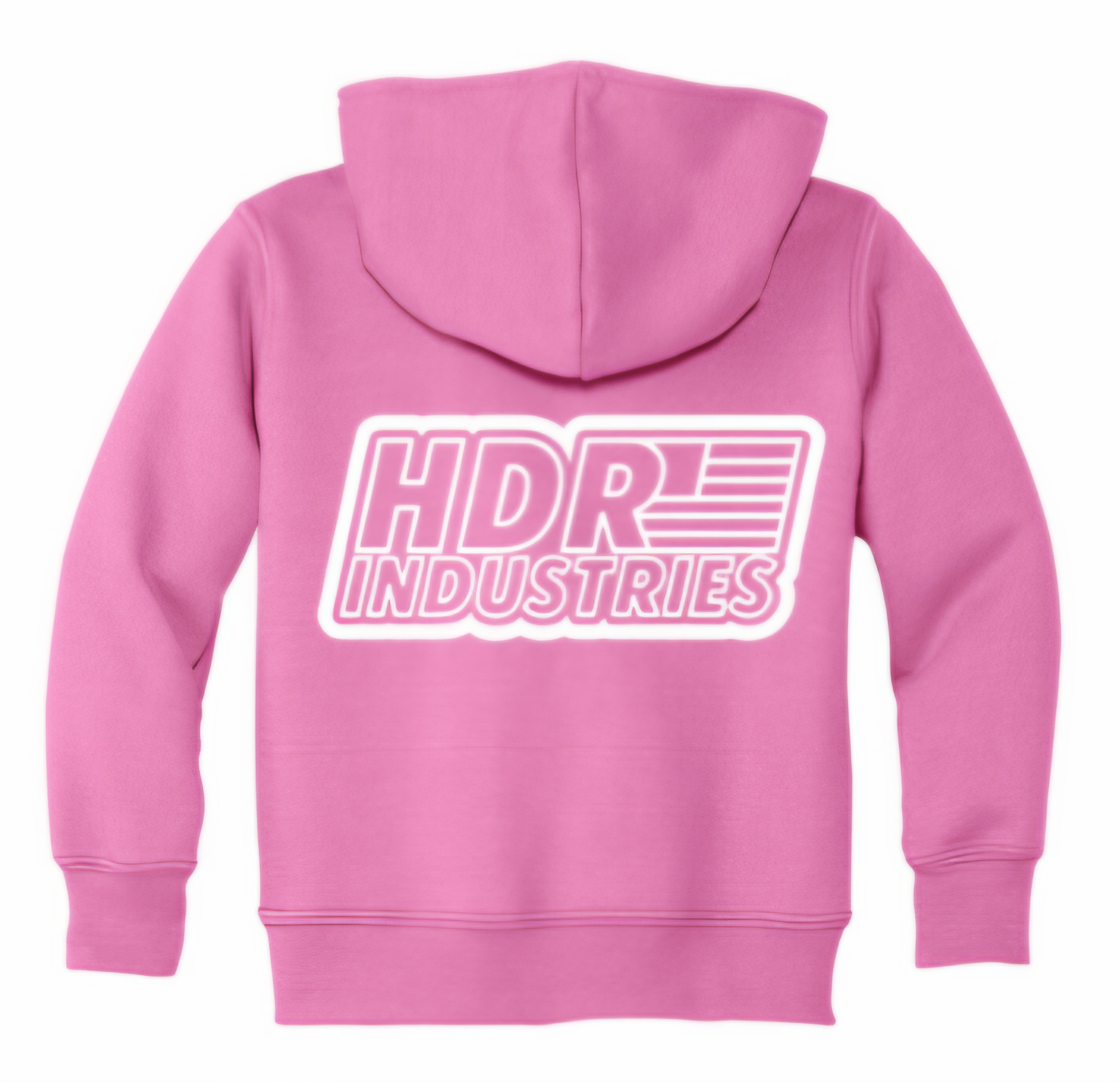 HDR INDUSTRIES TODDLER HOODIE PINK (White Logo)