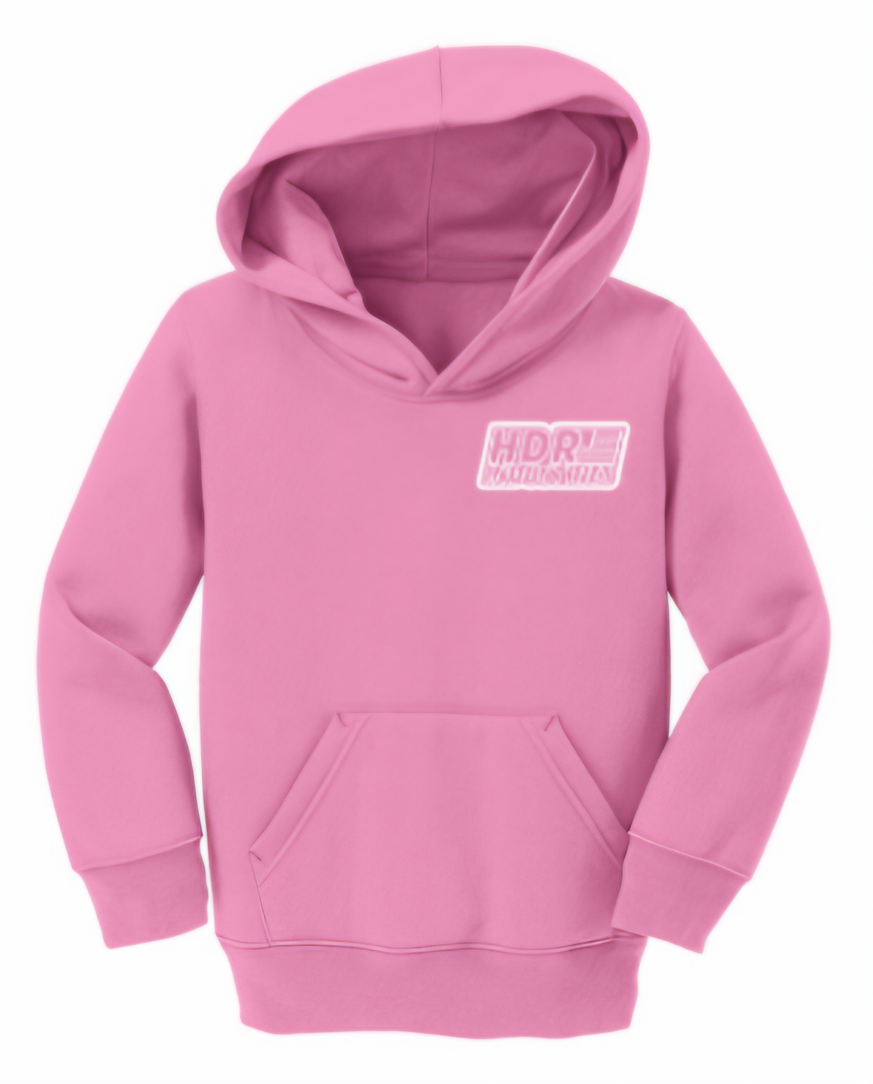 HDR INDUSTRIES TODDLER HOODIE PINK (White Logo)