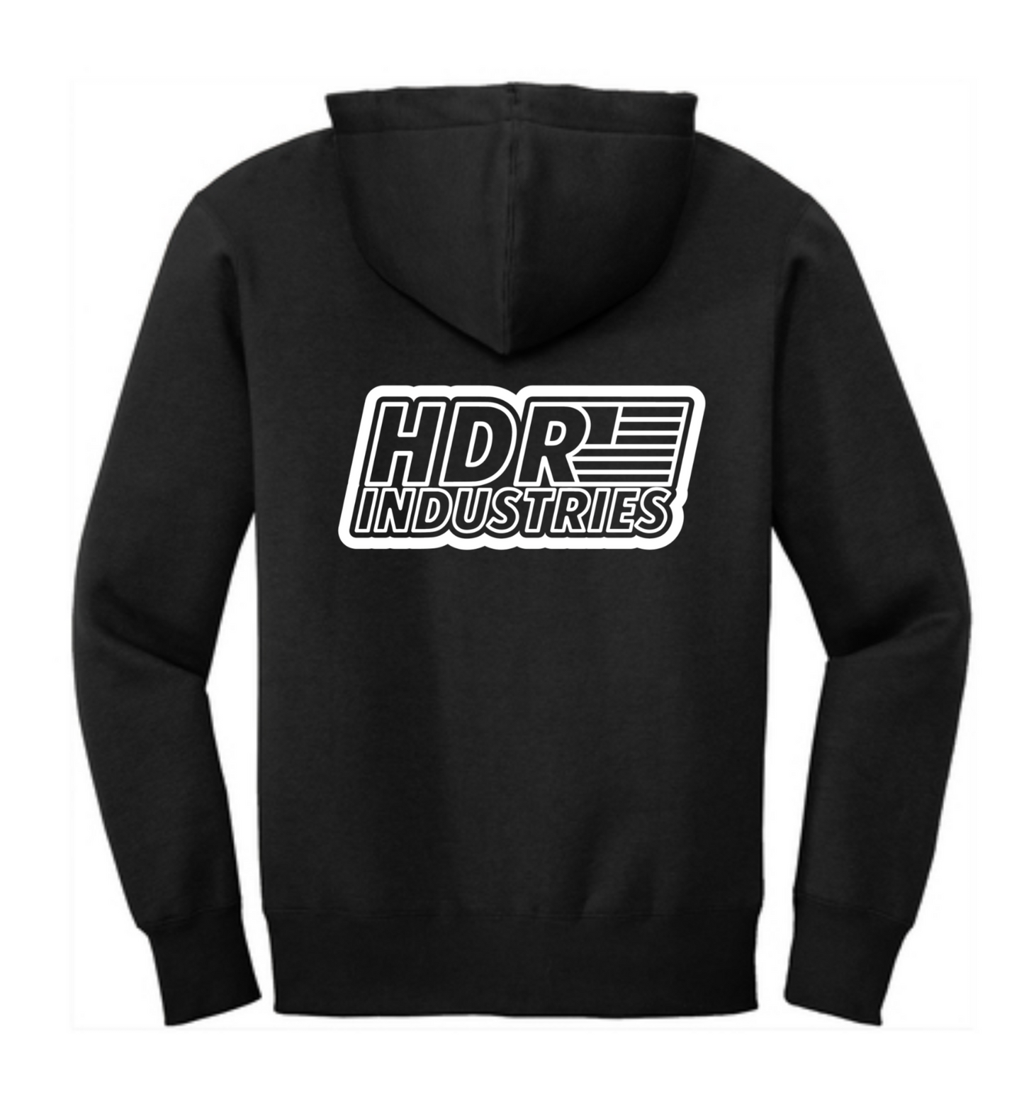ZIP UP HOODIE WHITE LOGO (Variable Color)