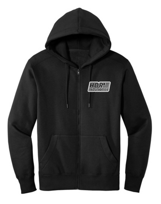 ZIP UP HOODIE WHITE LOGO (Variable Color)