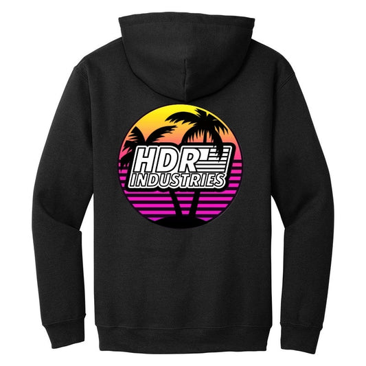 RETRO EDITION Palm Logo Hoodie Black