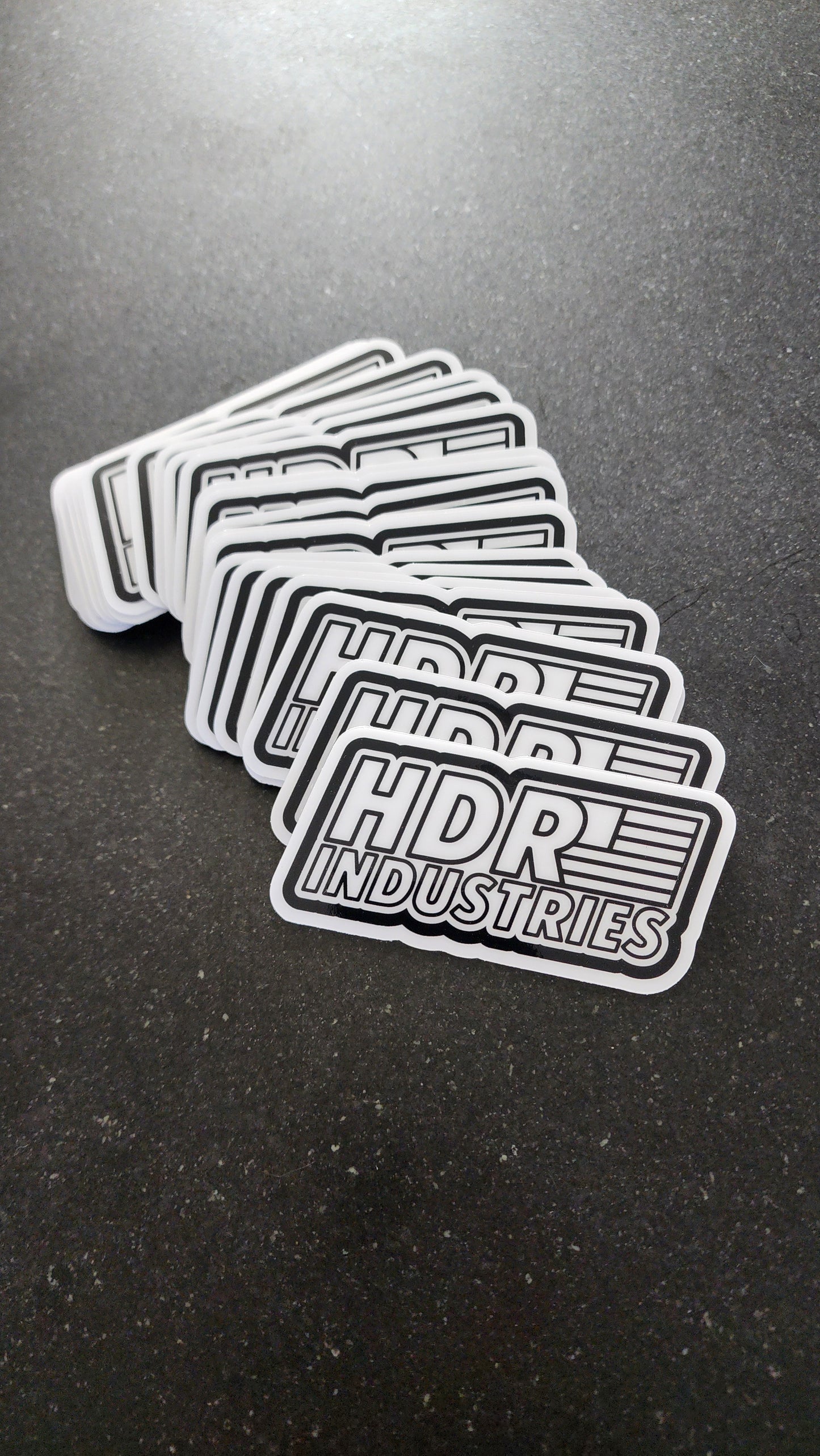 HDR INDUSTRIES HD Sticker (B&W)