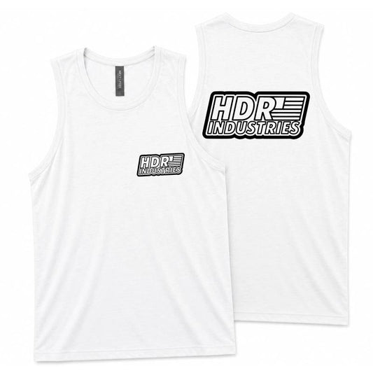 HDR INDUSTRIES ORIGINAL WHITE TANK TOP