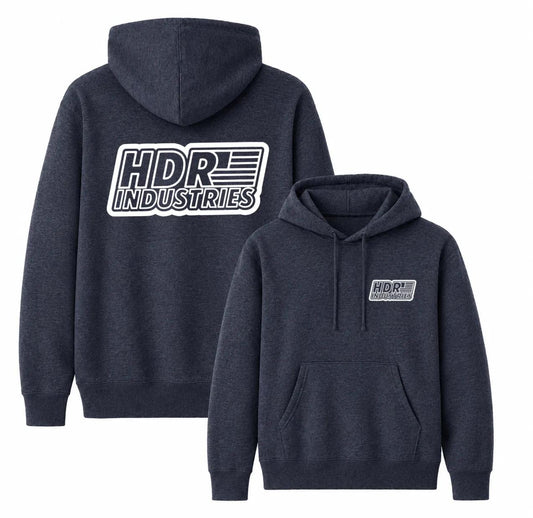 HDR INDUSTRIES ORIGINAL NAVY HEATHER HOODIE